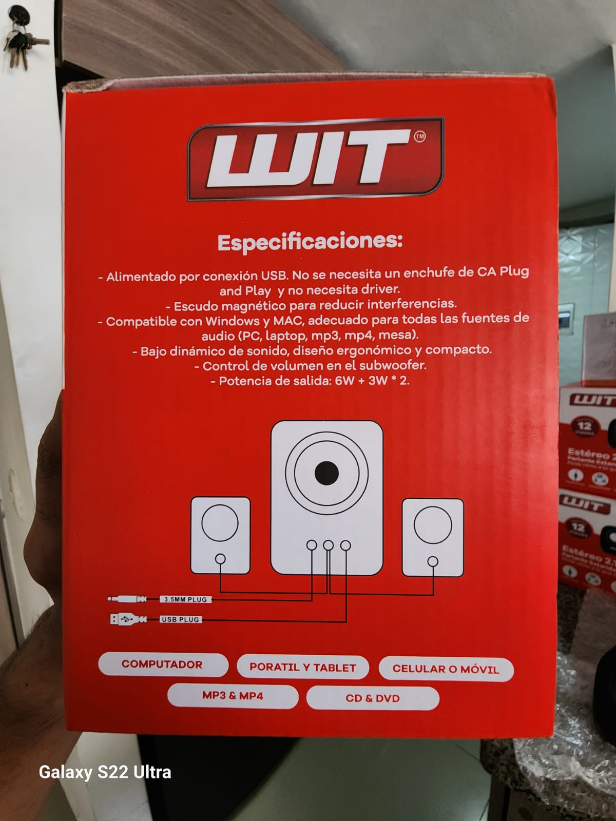 Parlantes para PC Wit