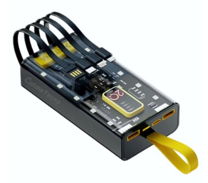 Power Bank Transparente 20.000 mAh – Collantech