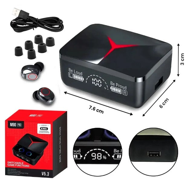 Audífonos M90 PRO (ORIGINAL)