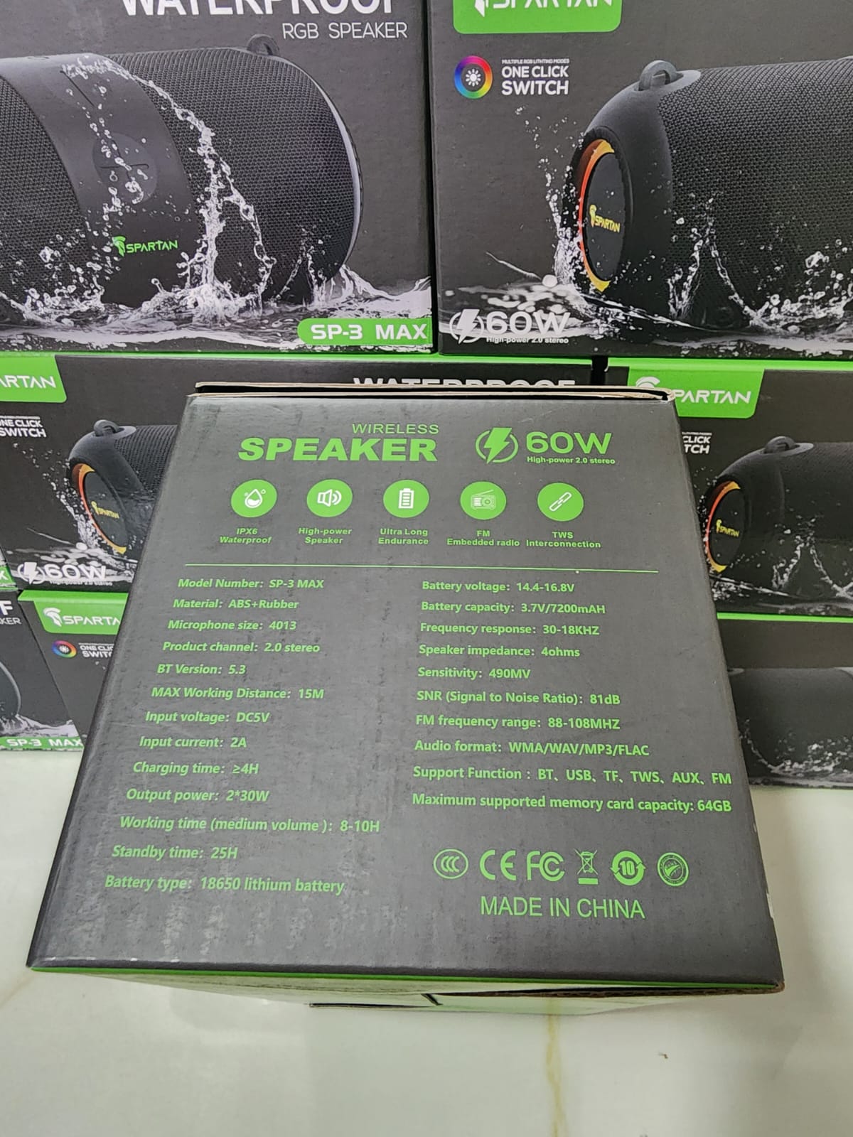 Parlante viajero SPARTAN (60W)