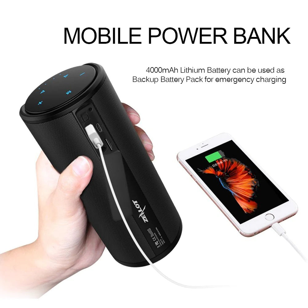 Parlante ZEALOT (S8) TACTIL